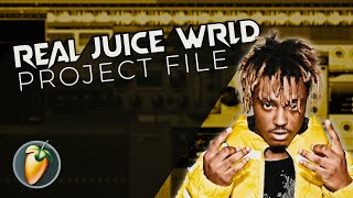 REAL JUICE WRLD Project File FREE DOWNLOAD w Actual Juice VOX  FL STUDIO [upl. by Raf]