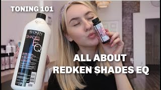 REDKEN SHADES EQ Guide For Beginners TONING Tips amp Tricks  Reiley Collier [upl. by Nylyaj393]