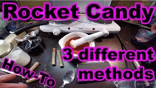 Sugar rocket propellant 3 methods [upl. by Jsandye]