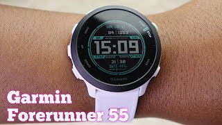 Garmin Forerunner 55 White Review [upl. by Jose601]