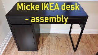 Ikea Micke desk assembly [upl. by Arikal]