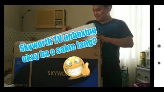 Skyworth Smart 40 Inch Full HD LED TV Unboxing [upl. by Chev]