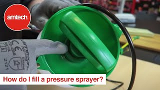 How Do I Fill My Amtech Pressure Sprayer [upl. by Ettelegna]