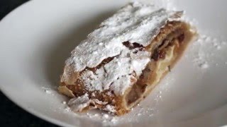 How to make an authentic Austrian Apfelstrudel  Cooking Tutorial [upl. by Rosanne]