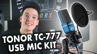 Budget USB Microphone Review Tonor TC 777 [upl. by Anihs]