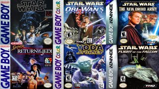 All Star Wars Games for Game Boy [upl. by Ellivro728]