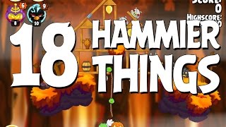 Angry Birds Seasons Hammier Things Level 118 Walkthrough 3 Star [upl. by Lunna]