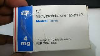 Medrol 4 MG Tablet Review In Hindi [upl. by Florenza522]