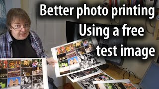 Better print quality using a colour test image Test ICC profiles and new papers on your printer [upl. by Etterraj846]