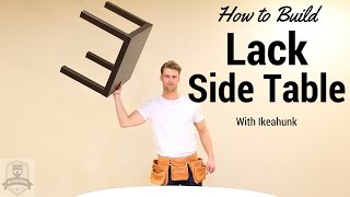 How to Assemble IKEA Lack Side Table [upl. by Yrmac621]