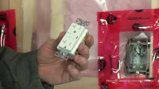 How To Install a GFCI Receptacle [upl. by Assirroc]