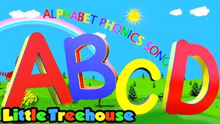 Alphabet Phonics Song  Learning Videos for Kids  Nursery Rhymes amp Songs by Little Treehouse [upl. by Sera251]