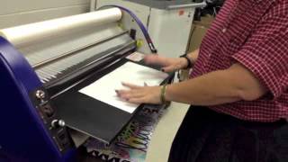 Laminator Instructions [upl. by Einhpad]