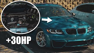 How To Make a BMW 328i Faster N52 3 Stage Intake Manifold Install And Tune [upl. by Questa]