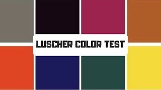 Luscher Colour Test  Know who deep down you are [upl. by Romain683]