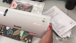 Scotch laminator tutorial DEMO [upl. by Nuncia]