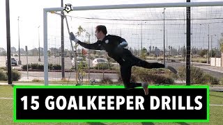 15 Goalkeeper Drills w Progressions  Part 1  Pro GK [upl. by Babara717]