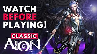 Watch Before You Start To Play AION CLASSIC Get Your Gameplay Settings RIGHT Beginners Guide [upl. by Prussian]