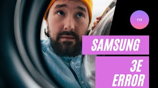 How To Fix Samsung Washing Machine 3E error [upl. by Diane635]