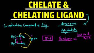 chelate and chelating ligand [upl. by Kaliski820]