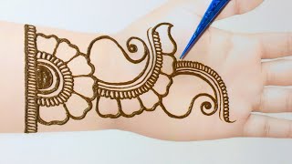 Diwali Special Mehndi Design  Dulhan Arabic Mehandi DesignHenna Design  Easy Mehendi Design [upl. by Burkhardt]