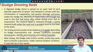 Lecture 42Wastewater Sludge Processing amp Treatment Dewatering Hygienisation DisposalReuse [upl. by Elyac]