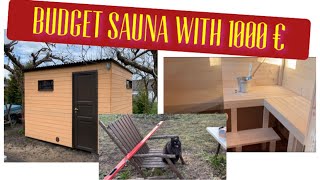 How to build sauna outdoor [upl. by Hsu47]