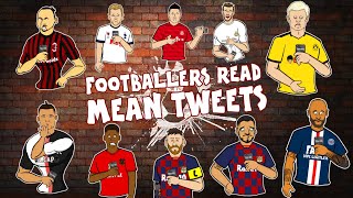 😥Footballers Read Mean Tweets😥 Ronaldo Zlatan Messi Neymar amp more comments Frontmen Season 19 [upl. by Milak273]