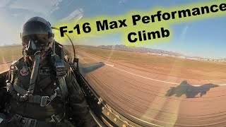 F16 Max Performance Takeoff [upl. by Chaddy583]