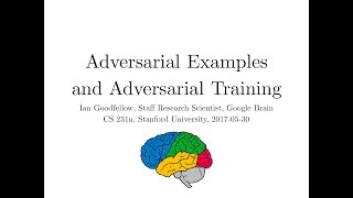 Lecture 16  Adversarial Examples and Adversarial Training [upl. by Prudie]