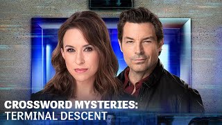 Preview  Sneak Peek  Crossword Mysteries Terminal Descent  Hallmark Movies amp Mysteries [upl. by Jairia]