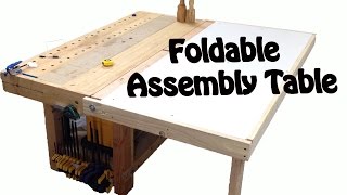 Make a Foldable Assembly table DIY BUILD [upl. by Hurless]