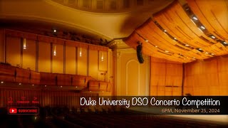 Duke University DSO Concerto Competition [upl. by Danice]