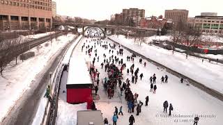 Rideau Canal Skating Ottawa Canada [upl. by Dranrev]