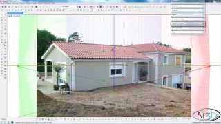 Tuto  SketchUp Pro Travail sur photo [upl. by Medlin]