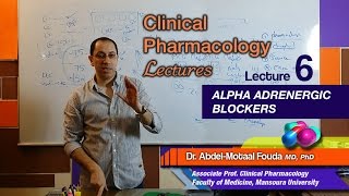 Autonomic Pharmacology Ar  Lec 06  Alpha adrenergic blockers [upl. by Merrielle]