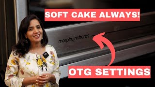 how to bake cake in OTG  OTG settings  morphy richards otg 60 rcss demo malayalam [upl. by Oinotnaesoj]