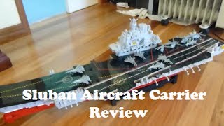 Ultimate LEGO Review Part 6 Sluban Aircraft Carrier [upl. by Cordeelia550]