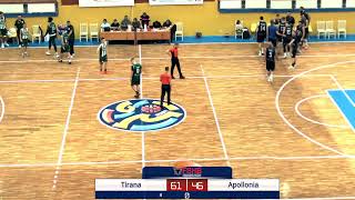 Kupa FSHB Basketball Meshkuj  TIRANA  APOLLONIA [upl. by Ferdie]