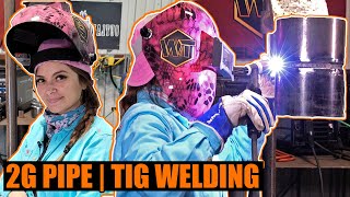 Horizontal 2G TIG Welding  Carbon Steel Pipe [upl. by Acinot722]