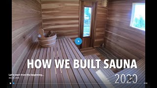 How to build Sauna [upl. by Eelyahs]