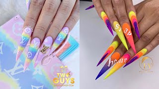 24 Awesome Acrylic Nail Designs ✨💅 The Best Acrylic Nail Art Designs Compilation [upl. by Nwonknu]