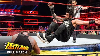 FULL MATCH  Roman Reigns vs Braun Strowman WWE Fastlane 2017 [upl. by Jamin]