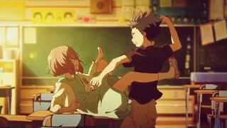 A Silent Voice  Shouko And Shoya Fight ENGLISH DUB [upl. by Alyahs]