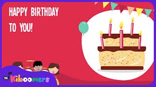 Happy Birthday To You Lyric Video  The Kiboomers Preschool Songs amp Nursery Rhymes [upl. by Mallon501]