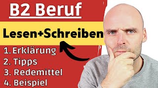 B2 Beruf Prüfung  Lesen  Schreiben [upl. by Nadabus355]