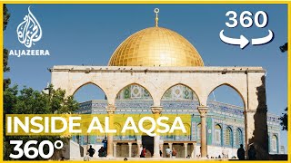 Al Aqsa 360° tour of Jerusalems holiest mosque [upl. by Russ]