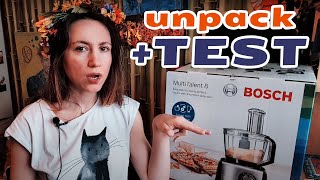 Review of BOSCH Multitalent 8 kitchen food processor [upl. by Acisse]