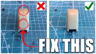 Easy Gunpla Tutorial  Fix Stress Marks Damages and Blemishes [upl. by Anma]