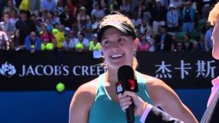 Eugenie Bouchards Ultimate Date  Australian Open 2014 [upl. by Atnahc]